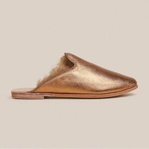 Sabah Sante Shearling Baba in Metallic size 40/7.5